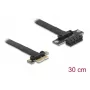 Delock 81297 PCI Express x1 paaugstinājuma kartes pagarinātāja kabelis 30 cm