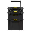 Ratiņu koferis Stanley STST83319-1 plastmasas melns dzeltens