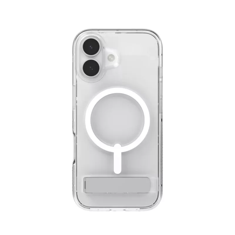 ZAGG Crystal Palace Snap Kickstand vāciņš priekš Apple iPhone 17, Cover, Apple, iPhone 17, 16 cm (6.3 inch), Transparent
