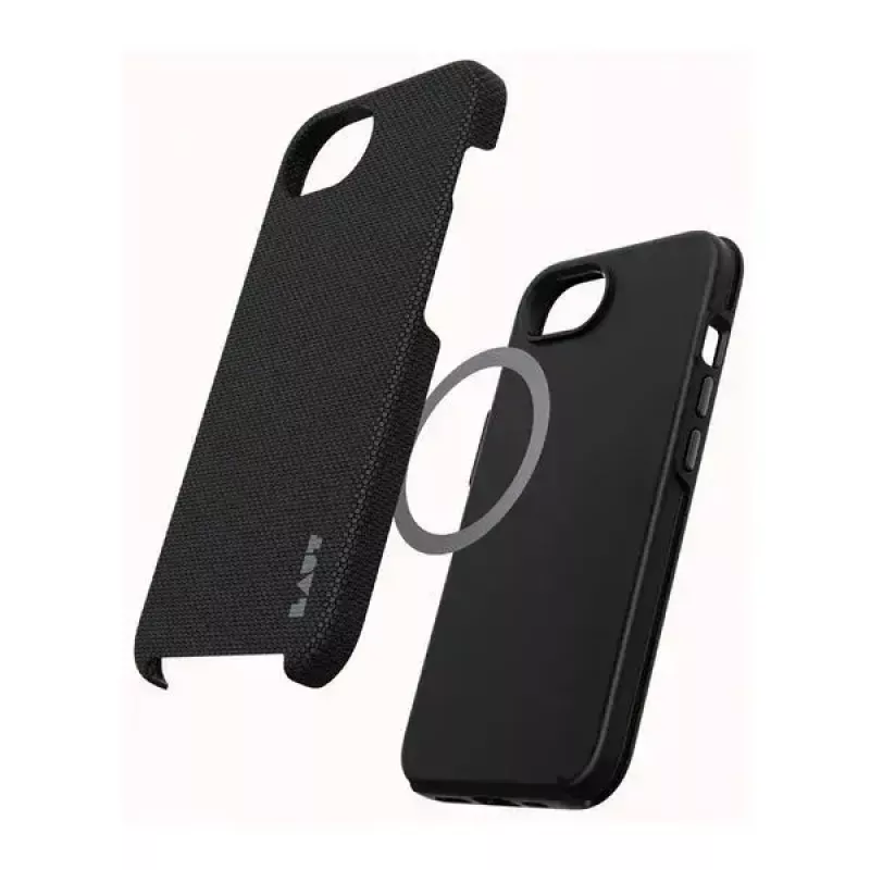 LAUT mobilā tālruņa vāciņš Apple iPhone 16e, Aizsargapvalks, piemērots 15,5 cm (6,1 collu) ekrāniem, Melns
