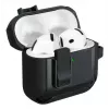 Aizsargapvalks AirPods 4 LAUT ZENTRY — Polikarbonāts + TPU, Melns
