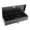 Olympia HS-170 tērauda melnā elektroniskā kases atvilktne 460x170x100 mm