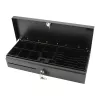 Olympia HS-170 tērauda melnā elektroniskā kases atvilktne 460x170x100 mm