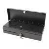 Olympia HS-170 tērauda melnā elektroniskā kases atvilktne 460x170x100 mm