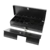 Olympia HS-170 tērauda melnā elektroniskā kases atvilktne 460x170x100 mm