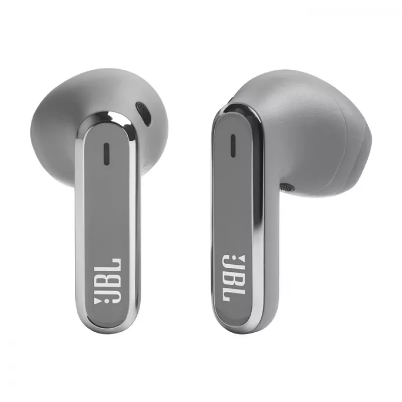 JBL LIVE FLEX austiņas bezvadu ievietojamas zvaniem/mūzikai Bluetooth sudraba