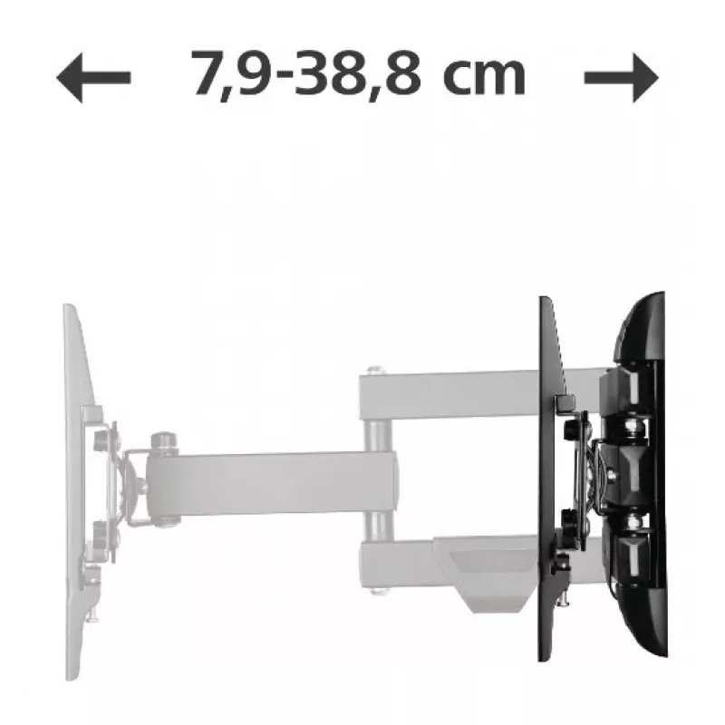 Hama 00220840 TV kronšteins/statīvs 121,9 cm (48 collas) Melns