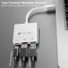 Techly IADAP USB31-HDMIPTY klēpjdatora dokstacija/portu replikators, vadu, USB 3.2 Gen 1 (3.1 Gen 1) Type-C, sudraba