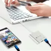Techly IADAP USB31-HDMIPTY klēpjdatora dokstacija/portu replikators, vadu, USB 3.2 Gen 1 (3.1 Gen 1) Type-C, sudraba