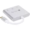 Techly IADAP USB31-HDMIPTY klēpjdatora dokstacija/portu replikators, vadu, USB 3.2 Gen 1 (3.1 Gen 1) Type-C, sudraba