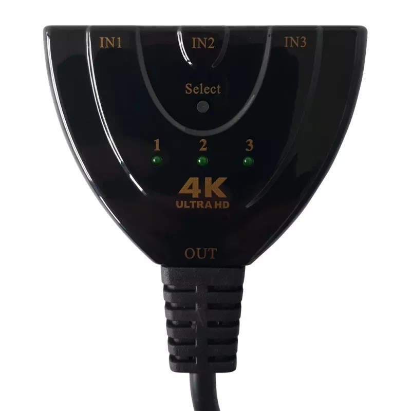 Techly IDATA HDMI-3F30 video pārslēgs