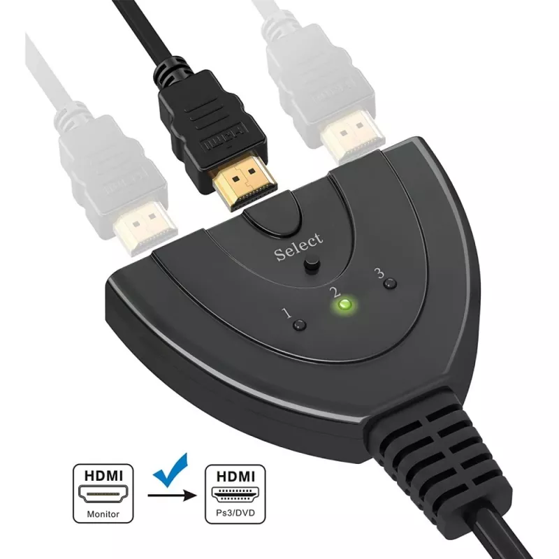 Techly IDATA HDMI-3F30 video pārslēgs