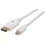 Techly ICOC MDP-020T4K DisplayPort kabelis 2 m Mini DisplayPort Balts