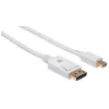 Techly ICOC MDP-020T4K DisplayPort kabelis 2 m Mini DisplayPort Balts