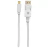 Techly ICOC MDP-020T4K DisplayPort kabelis 2 m Mini DisplayPort Balts