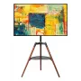Techly ICA-TR58 TV stiprinājums/statīvs 165,1 cm (65 collas) Melns, Koks