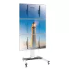 Techly grīdas statīvs 3 LCD/LED televizoriem 32-55 collas video sienai