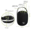 Techly ICASBL321BK pārnēsājamā/viesību skaļrunis Mono pārnēsājamais skaļrunis Melns 5 W