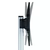 Techly grīdas statīvs ar plauktu un ratiņiem televizoram LCD/LED 37-86 collas, 200 x 200 mm, 600 x 400 mm, -10 - 5°, 180°, alumīnijs, plastmasa, tērauds, melna, pelēka