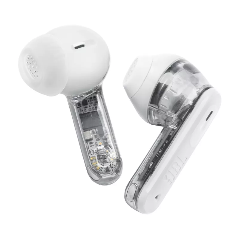 Austiņas JBL Tune Flex 2 Ghost Edition — True Wireless (TWS) ievietojamās, Bluetooth, 20–20000 Hz, Baltas