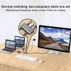 Techly IDATA KVM-DPC8K KVM slēdzis pelēks