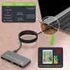 Techly IDATA KVM-DPC8K KVM slēdzis pelēks