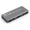 Techly IDATA KVM-DPC8K KVM slēdzis pelēks