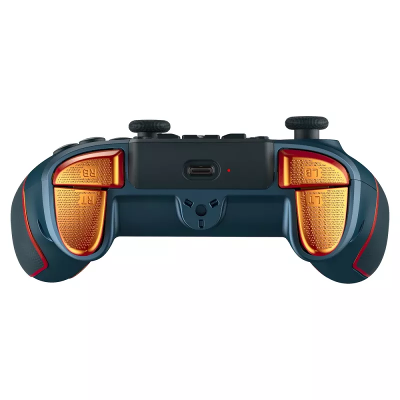 Turtle Beach Recon Cloud zils, oranžs Bluetooth/USB spēļu kontrolieris analogs / digitāls Android, PC, Xbox, Xbox One, Xbox Series S, Xbox Series X