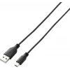 USB 2.0 datu kabelis Renkforce RF-4080792, USB A uz Mini-USB B, 1 m, Melns