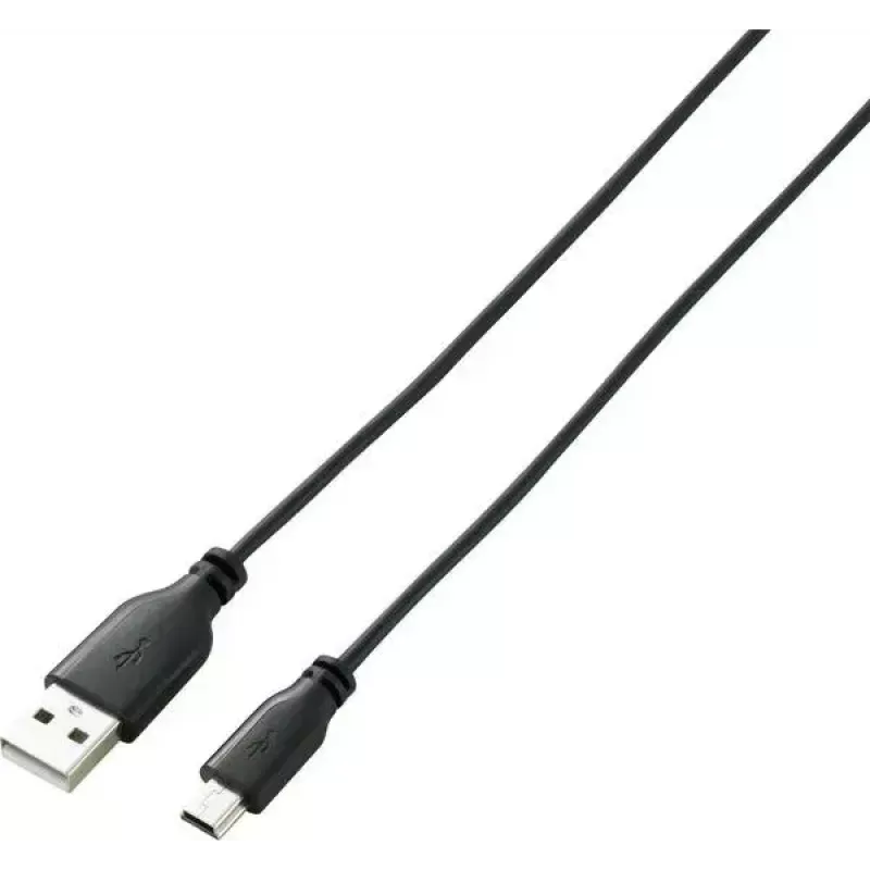 USB 2.0 datu kabelis Renkforce RF-4080792, USB A uz Mini-USB B, 1 m, Melns