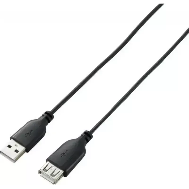 USB 2.0 kabelis Renkforce RF-4080795, USB A uz USB A, 1 m, melns