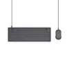 Hama CKM-200 tastatūra ar peli mājām/birojam USB QWERTZ vācu melna