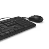 Hama CKM-200 tastatūra ar peli mājām/birojam USB QWERTZ vācu melna