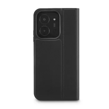 Folio phone case HAMA Daily Protect for Xiaomi Redmi 15C — fits 17.5 cm (6.9 inch), Melns, 2 card pockets, desktop stand