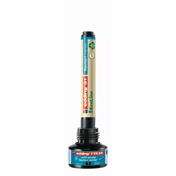 Markieru uzpilde Edding ED-FTK25-001, melna tinte, 25 ml, 1 gab.