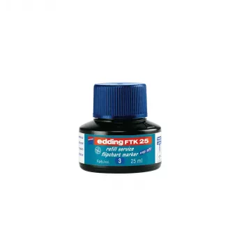 Marķiera uzpilde Edding 4-FTK25003, zila tinte, 25 ml
