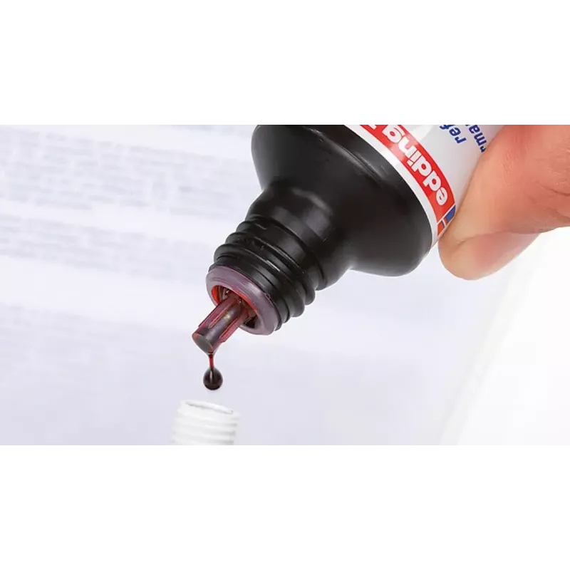 Marķieru uzpilde Edding T-25, sarkana tinte, 30 ml, viena uzpilde