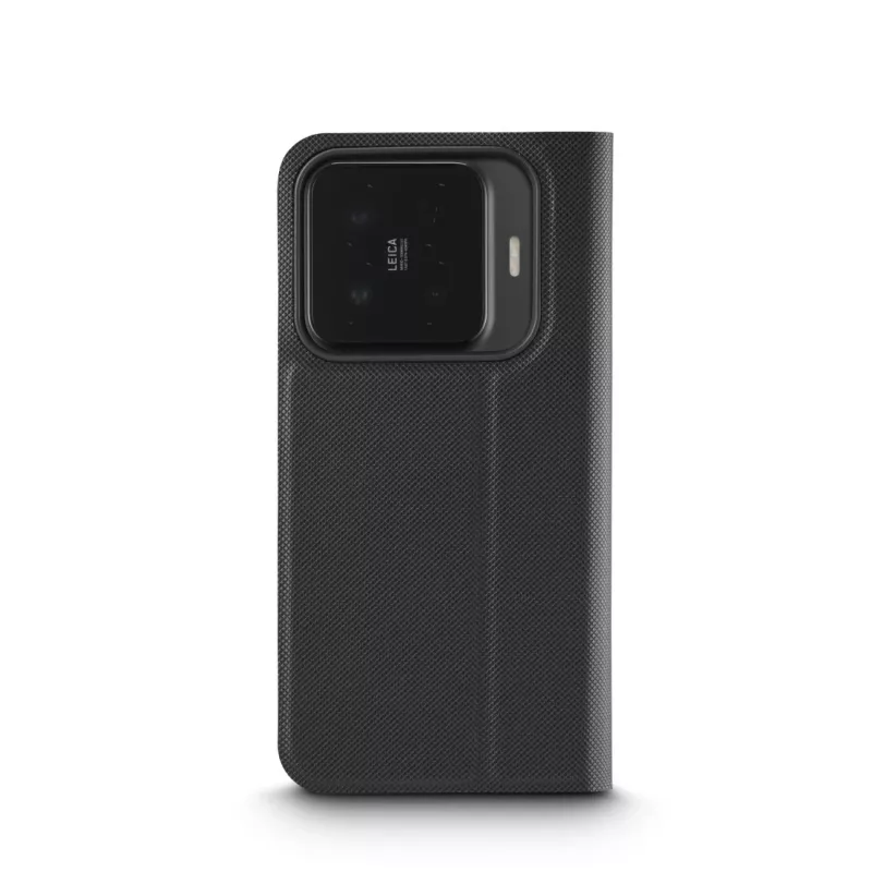 Folio tālruņa maciņš HAMA Daily Protect Xiaomi 15T Pro — piemērots 17,4 cm (6,83 collu) ekrāniem, melns, 2 karšu kabatiņas, galda statīva funkcija