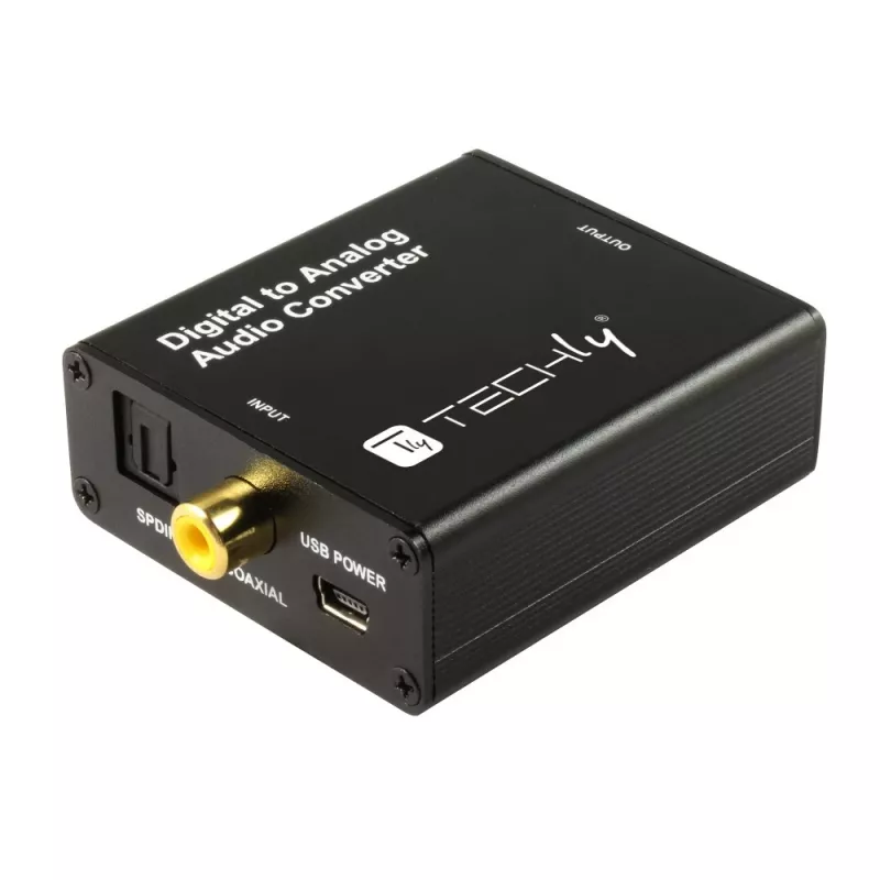 Techly IDATA SPDIF-9 audio pārveidotājs Melns