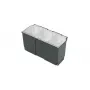 Uzglabāšanas kaste Bosch SystemBox taisnstūrveida polipropilēna 235×105×133 mm melna/pelēka