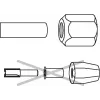 Bosch spīļuzmavas 2608570100 diametrs 6 mm