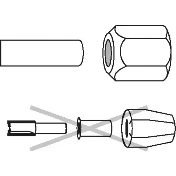 Bosch spīļuzmavas 2608570100 diametrs 6 mm