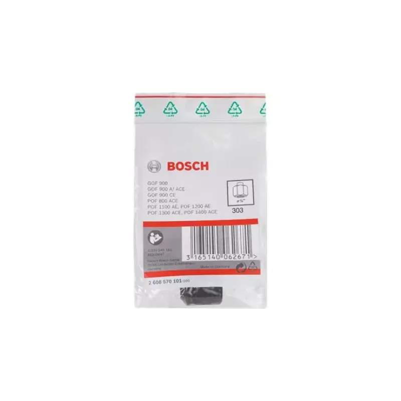 Bosch spīļuzmavas 2608570100 diametrs 6 mm