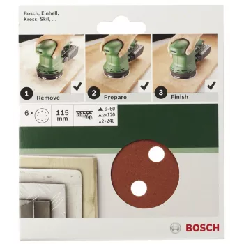 Bosch 2609256A27 5 gab. slīpēšanas paliktnis