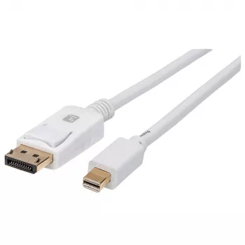 Techly ICOC MDP-010T4K DisplayPort kabelis 1 m Mini DisplayPort Balts
