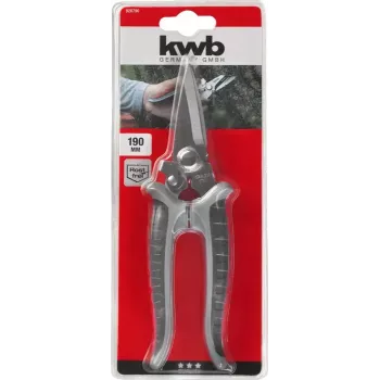 Zāles šķēres KWB 926790 ar garu rokturi, taisnu asmeni 190 mm