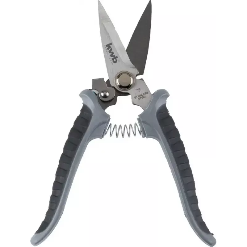 Zāles šķēres KWB 926790 ar garu rokturi, taisnu asmeni 190 mm