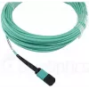 Optiskās šķiedras kabelis BlueOptics CBX-STC012BPF-MXXN-MXXN-020M-MTP OM4 20 m tirkīzzils