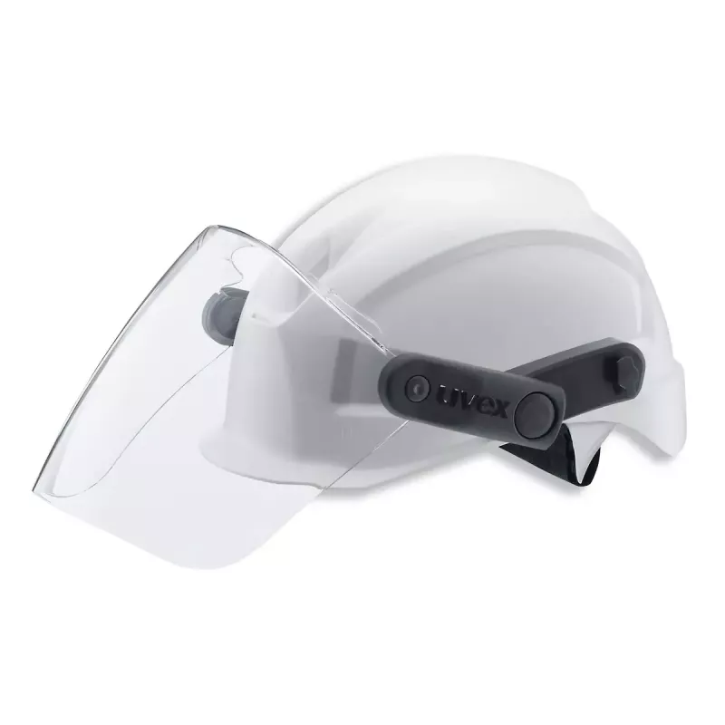 Aizsarggalvassega UVEX 9906007 — aizsargķivere/galvas saite, modelis 9906007