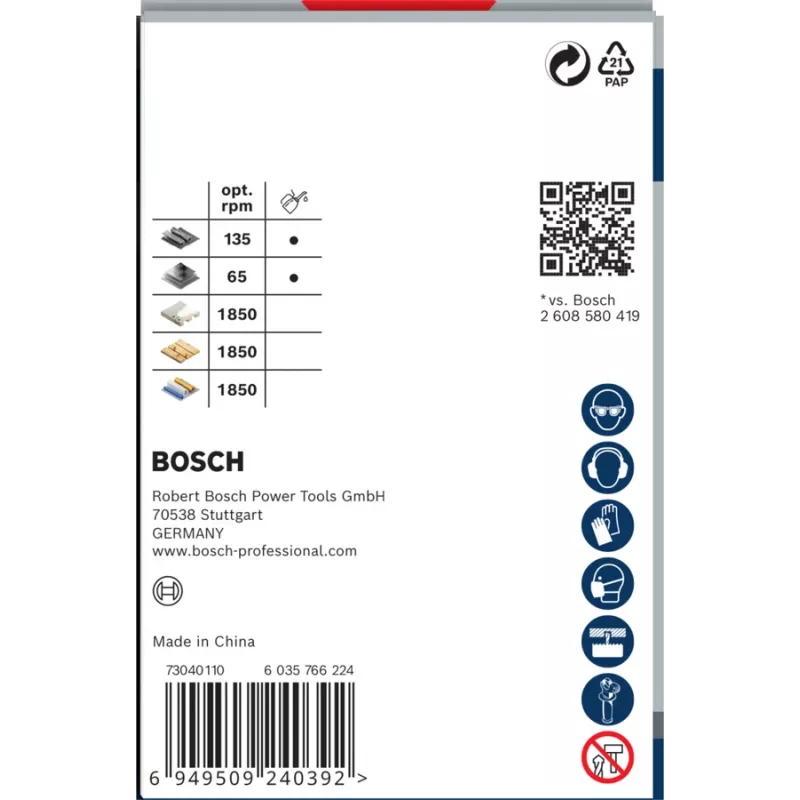 Kroņurbis Bosch PRO Multi Material PC Plus 44/64 mm — Viens, 44–64 mm diametrs, urbjam, sausajam apmetumam/metālam/plastmasai/mīkstajam kokam